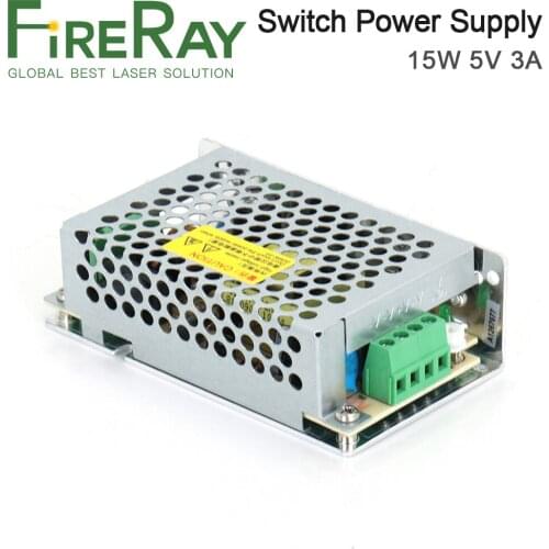 Fireray HF15W-S-5 Switch Power Supply DC5V 3A 15W for Laser Marking Machine Controller