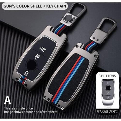 Car Key Case Cover Key Bag For A C E S Class W221 W177 W205 W213 Car-Styling Holder Shell Keychain Accessories
