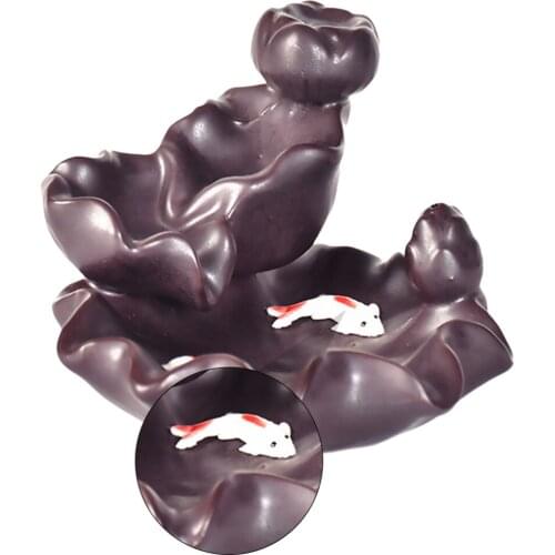 Smoke Fountain Incense Burner Durable Sturdy High Quality Incense Stick Holder Ceramics Waterfall Incensario Room Decor EB5XX