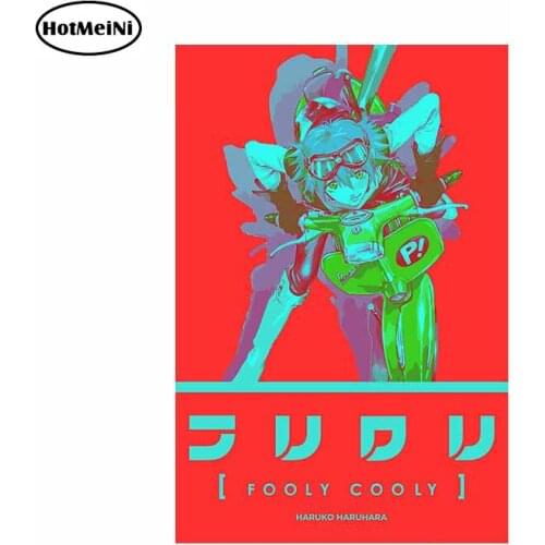 HotMeiNi 13cm x 9cm For FLCL Haruko Funny Car Stickers Auto Air Conditioner Decal Bumper Decoration For JDM SUV RV