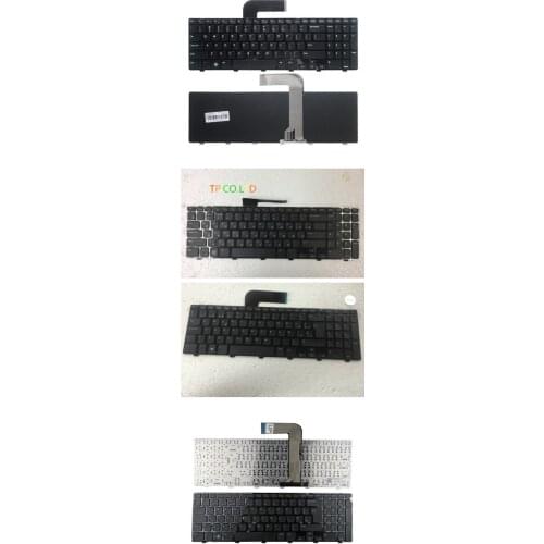 NEW Spanish Keyboard for Dell Inspiron 15R N5110 M5110 N 5110 BLACK FRAME SP Laptop keyboard