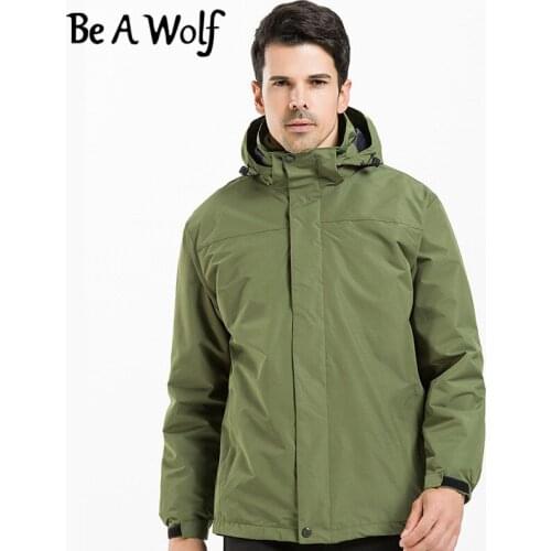 Be A Wolf Hiking Jacket Women Men Outdoor Camping Skiing Hunting Clothes Fishing Winter Rain Waterproof Rain Jackets J1634/J1635