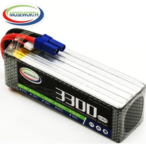 Lipo Battery 6S 22.2V 3300mAh 35C For RC Drone Quadcopter Helicopter Car Airplane Remote Control Toys Lithium Polymer Battery