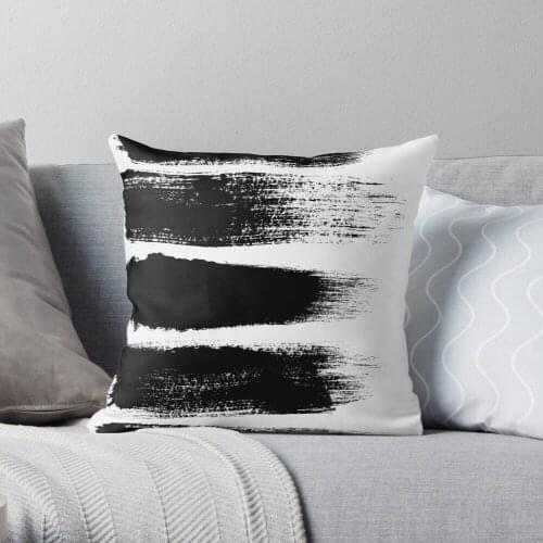 Brush strokes Throw Pillow Cushion Cover Polyester throw pillows case on sofa home living room car seat decor 45x45cm