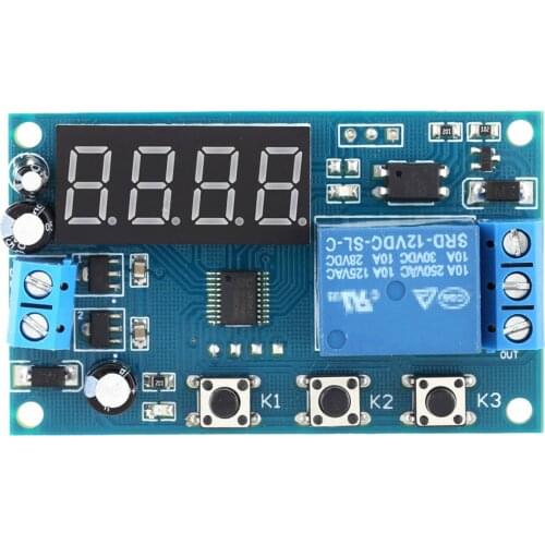 Meterk Multifunction Delay Time Module Switch Control Relay Cycle Timer DC 12V