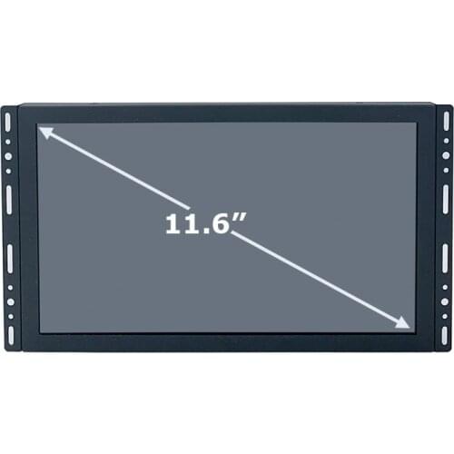 11.6 Inch 1000nits Widescreen Outdoor Use Sunlight Readable Open Frame VGA HDMI Touch Screen Display Monitor