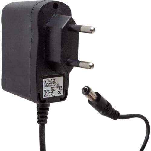 POWERMASTER SENAO PM-5742 12.6 VOLT 350 MA PLASTIC CASE SOCKET TYPE ADAPTER 5.5*2.5 END