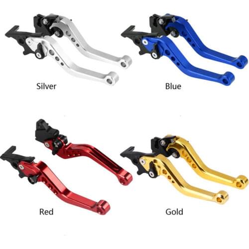 4 Color Brake Lever Handle 1 Pair of CNC Aluminum Motorcycle Clutch Drum Brake Lever Handle