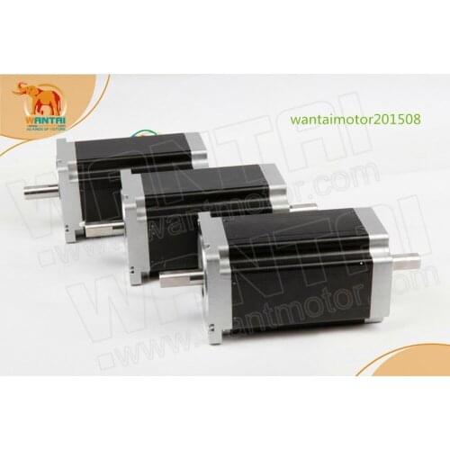 Antai 3PCS Nema34 stepper Motor 85BYGH450C-012B Dual Shaft 1600oz-in 11.5N.m 151mm 3.5A 5.7V