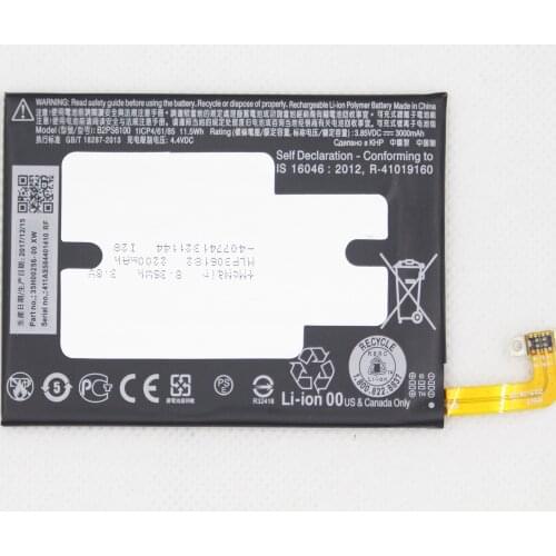 Replacement Battery B2PS6100 3000mAh For HTC ONE M10 10 3.85v akku mobile phone battery with repair tools adhesive