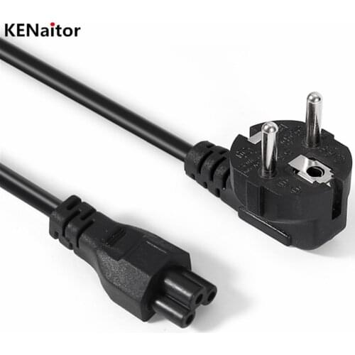 1.5M EU Universal Laptop 3-Pin Charger Plug Power Adapter Cord Cable For HP Dell Toshiba Sony ASUS Lenovo Samsung Notebook