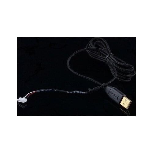 Usb mouse cable mouse wire for Razer Death Adder DeathAdder braided wire Snakeskin line with 1 set mouse feet
