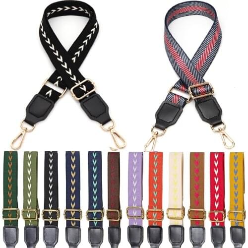 Colorful Bag Strap Women Handbag Belt Shoulder Messenger Crossbody Bag Wide Strap Replacement Strap Bag Adjustable Belt For Bag