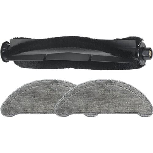 Promotion!3Pcs for Roidmi EVE Plus Robot Vacuum Cleaner Main Brush Mop Cloth Replacement Vacuum Cleaner Parts