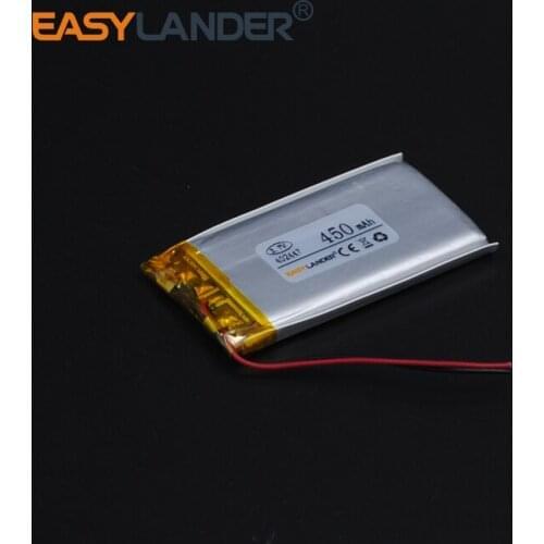 3.7V 450mAh 402447 Polymer Li-ion Battery For bluetooth headset Bracelet Wrist Watch pen GPS PSP PDA MP3 MP4 MP5