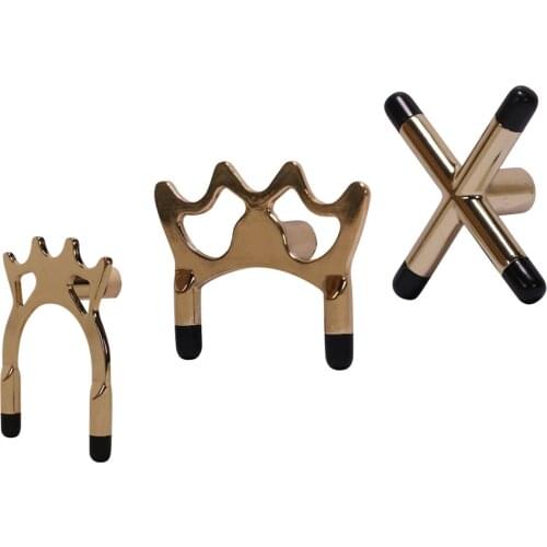3 Pieces Non-slip Screw On Pool Cue Bridge Head Including Three Styles Short Long Cross Billiard Accessories