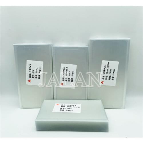 250um Mitsubishi OCA Glue For x xs max 11pro max 8 8p 4.7 5.5 6.1 6.5 Inch LCD Display Screen Glass OCA Adhesive Laminating