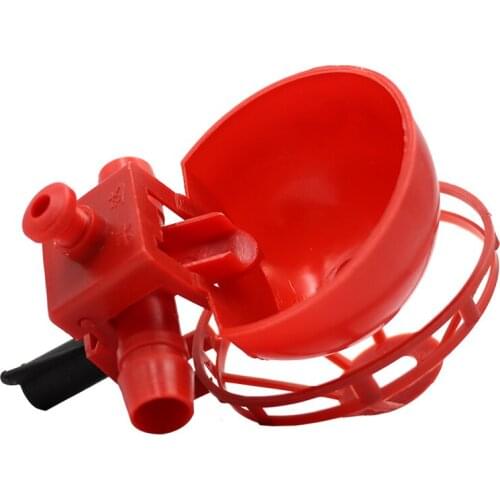 50 Sets Chicken water cups Bird Coop Feed With filter Animal Feeders Automatic Poultry Chicken Fowl Drinker Water Drinking Cups