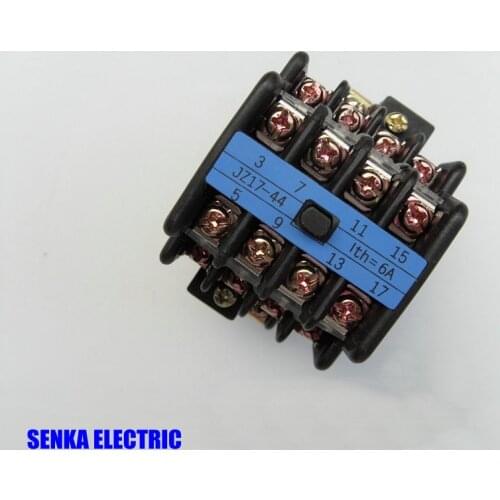 AC 110V/220V/380V Coil 5A 380V Load Auxiliary Contactor Relay 4 NO 4NC