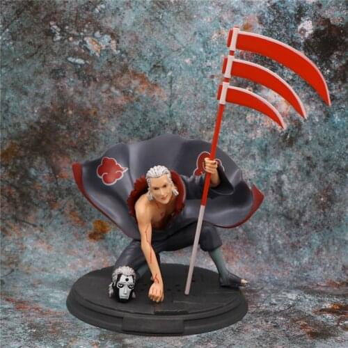 Naruto Shippuden Anime Action Figure GK Hidan 27cm Statue Oversized Akatsuki Desktop Collection Toys For Gift