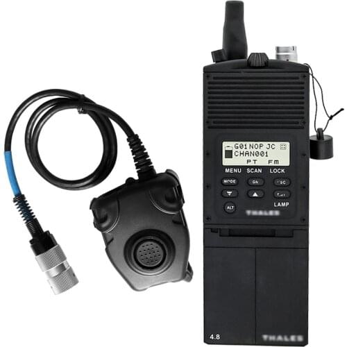 PRC 148 Dummy Case & U94 PELTOR 6 Pin Ptt Push To Talk for COMTAC Tactical Headset Airsofters Electronic Hunting Headphone