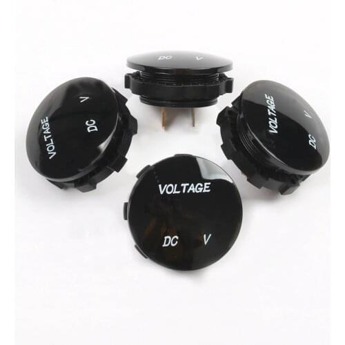 DC 5V-48V LED Panel Mini Digital Volt Voltage Meter Tester Display Voltmeter colorful Waterproof Auto Car Motorcycle
