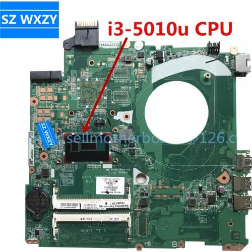 For HP 15-P Series Laptop Motherboard 802951-501 802951-001 With i3-5010u CPU DAY11AMB6E0 100%Tested Fast Ship
