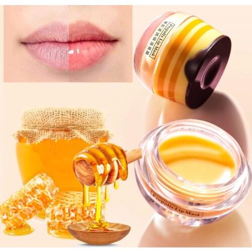 Brand Propolis Lip Sleeping Mask Skin Care Exfoliator Lips Balm Moisturizing Nourish Lip Plumper Hydrating Cream Lips Care