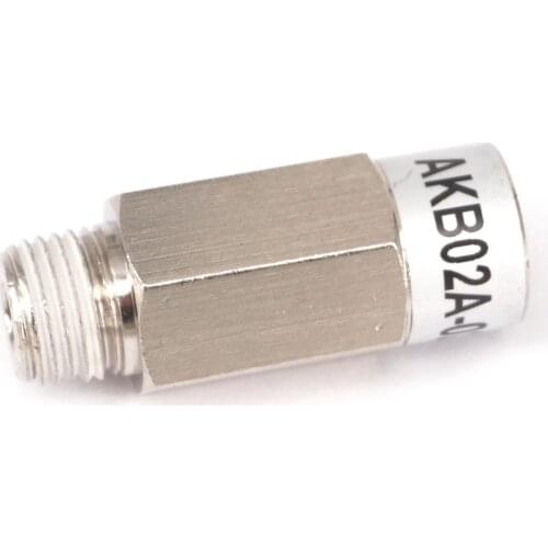 G1/4" AKB02A-02S Bushing Type Check Valve Free Flow Direction From Male To Female Thread
