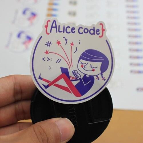 Customized Food grade non-toxic clear glass cup sticker