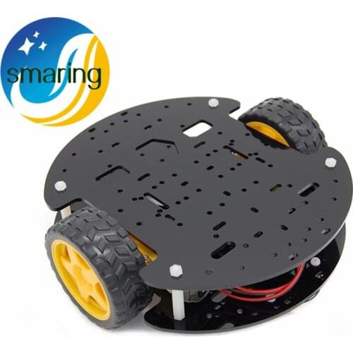 Intelligent Robot Car Chassis Vehicle Obstacle Avoidance Tracking Robotic Model With Velocity Detecting For Arduino DIY Rc Toy