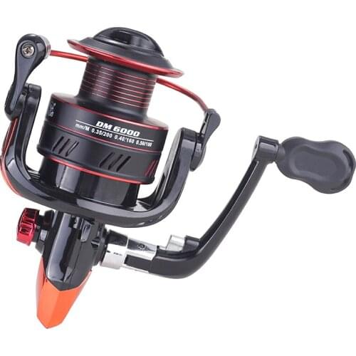 LINNWL New Spinning Reels Metal Spool 5.2:1/4.7:1 12BB Carp Fishing Reel 800-7000 Carrete de pesca Saltwater Reel for Fishing