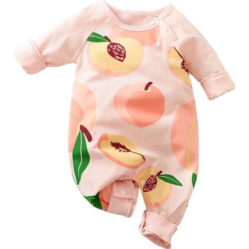 New born Baby Boy Clothes Fall Onesie Print Romper Infant Jumpsuit Newborn Girl Costume Pajamas Babygrow Things Outfit Overalls