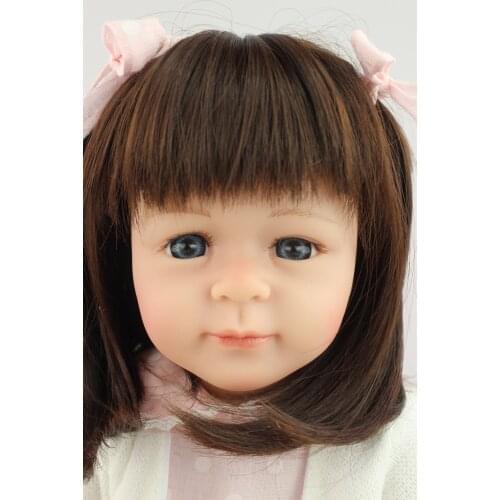 2015 NEW design Reborn toddler girl doll sweet baby doll Birhtday Gift Toys for Girls blue eyes