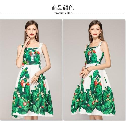 Embroidery ball Summer new stereo stereo flower hydrangea dynamic sunny elegant young lady suspender dress