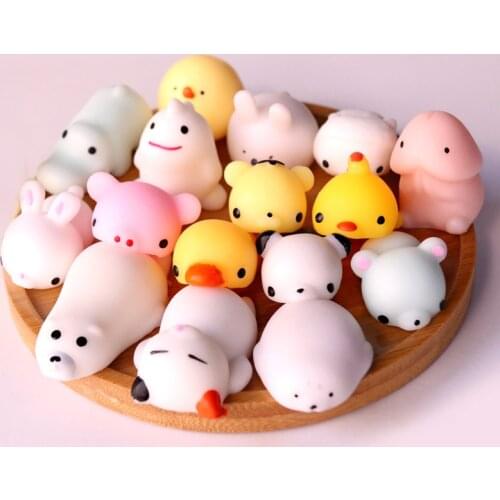 Mini Change Color Squishy Cute Cat Antistress Ball Squeeze Mochi Rising Abreact Soft Sticky Stress Relief Funny Toy