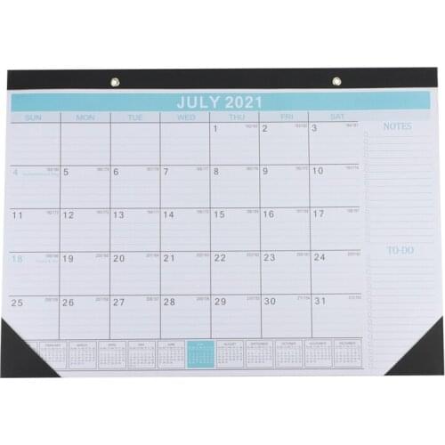 2021-2022 Desk Calendar-18-Month Desk/Wall Calendar, July 2021-December 2022, 12Inch x 17Inch with 168 Planner Stickers