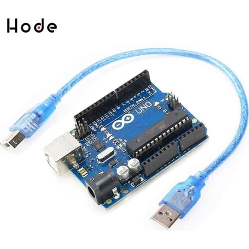 NEW UNO R3 BOARD ATMEGA328P-PU ATMEGA16U2 FOR ARDUINO +USB Cable M10