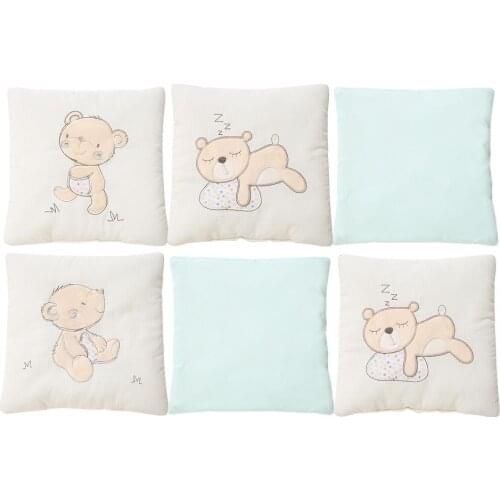 Baby Crib Liner Childrens Cot Bumper Baby Head Protector Comfortable Infant Bed Cushion Protective Pad Bed Protection Bumper