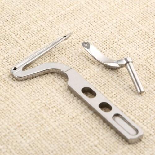DRELD Steel Lockstitch Industrial Sewing Machine Looper fit for Pegasus M700 LOWER LOOPER 20407 UPPER LOOPER 204963