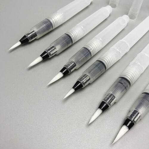 Students Portable Paint Brush Water Color Brush Pencil Soft Watercolor Brush Pen For Beginner Painting Drawing Art Supplies Gift