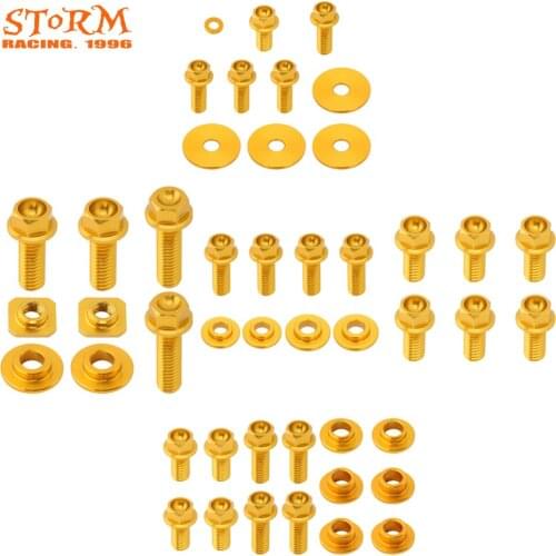 Motorbike Fork Guard Front Fender Number Plante Radiator Shrounds Rear Fender Seat Screw For Suzuki RMZ450 450 RM450Z 2005-2007