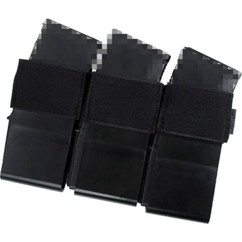 TMC3569-BK Tactical Vest M4 Triple Jacket 5.56 Magazine Plug-in Hook Surface Adhesive Jacket