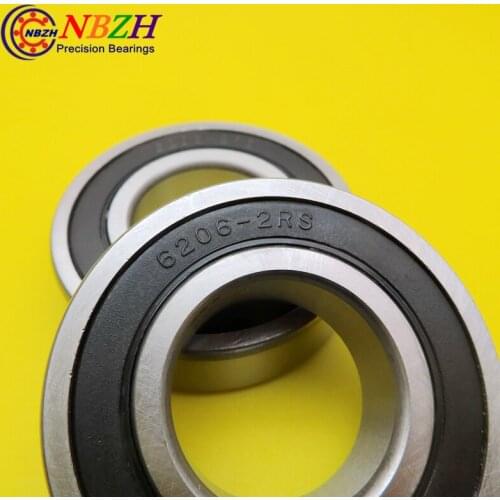 2pcs Free Shipping SUS440C environmental corrosion resistant stainless steel bearings (Rubber seal cover) S6206-2RS 30*62*16 mm