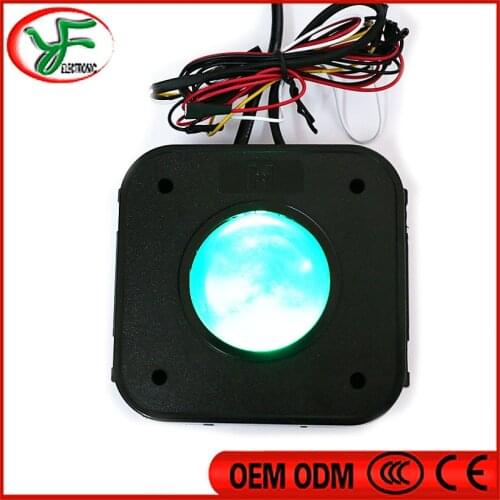 2 pcs/ lot 4.5 cm Diamete lighted Illuminated Round Trackball Mouse for Arcade Game casino game cabinet machine accessory