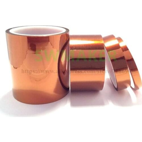 2pcs High Temperature Polyimide Tape BGA - 5/10/20/50/100/200mm x 33m - RepRap 3D printer parts