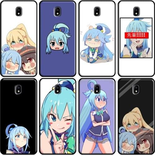 Anime Konosuba Aqua For Samsung Galaxy J5 J3 J7 2017 J1 A3 A5 2016 A8 A6 J4 J6 Plus J2 Core 2018 Phone Case