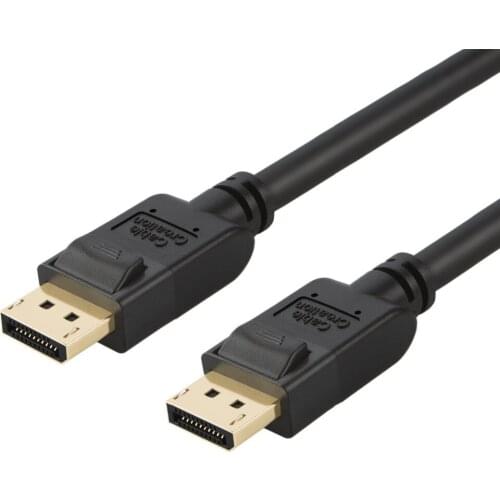 DisplayPort to DisplayPort Cable, CableCreation (2-Pack) 6ft Gold Plated DP to DP Cable, Support 4K Resolution, 1.8M/Black