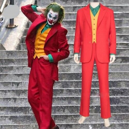 Snailify Halloween Costume For Adult 2019 Movie Joker Men Costumes Arthur Fleck Cosplay Costumes For Carnival Party