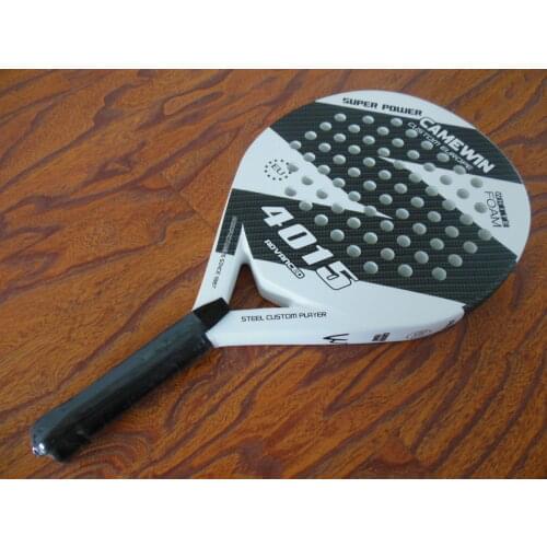 New Carbon and Glass Fiber Padel Tennis Racket Soft Face Paddle Tennis Racquet with Bag Cover Rackets for Padel
